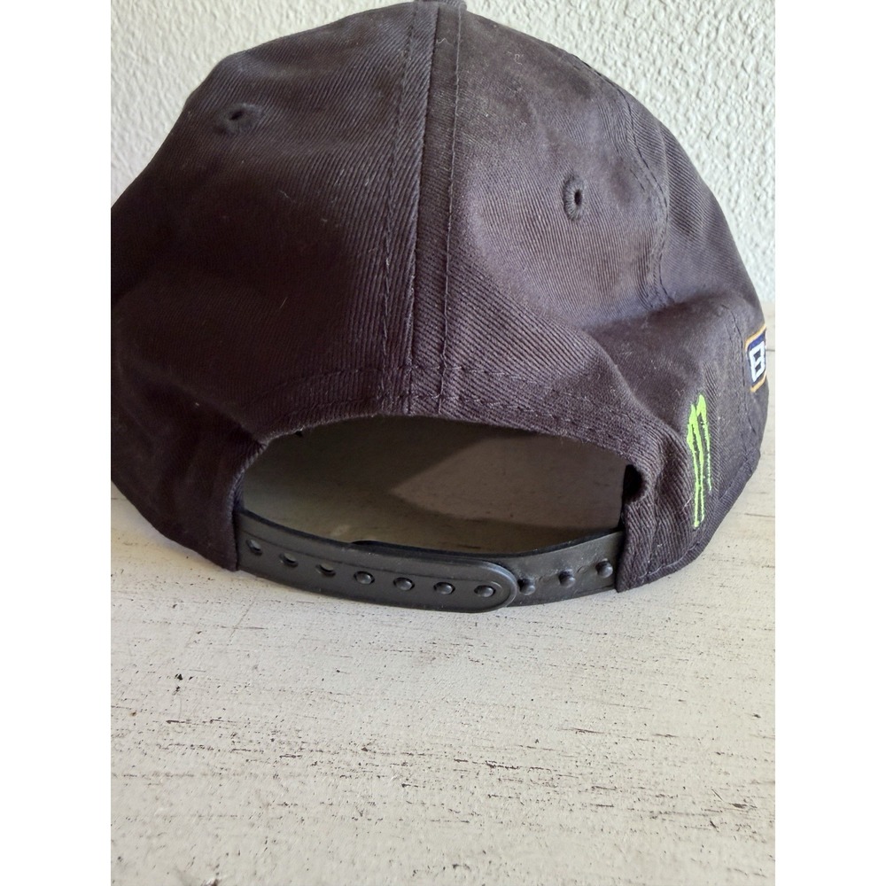 Monster Energy Hat Men Black Embroidered 9Fifty New Era Snap Back Cap Cotton - Picture 5 of 9